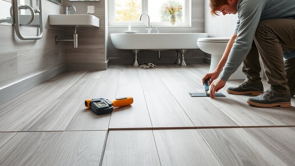 Bathroom Flooring Installation in Wandsworth